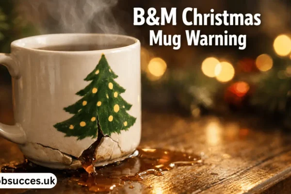 b&m christmas mug warning