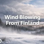 wind blowing from finland